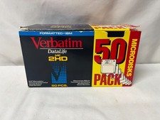 50 Verbatim DataLife MF 2HD 3.5” Microdisk Formatted Floppy Disks New Open Box picture