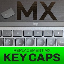 Logitech MX KEYS Gray REPLACEMENT KEY CAP & HINGE ONLY Parts for Keyboard YR0073 picture