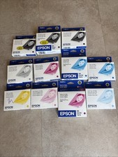 Epson TO34 Lot 11 Light Black Black Yello Magenta Cyan Light Cyan Light Magenta picture