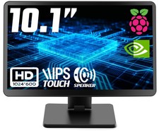 10.1-inch Small Monitor with Touchscreen for Raspberry Pi, Portable Mini Comp... picture