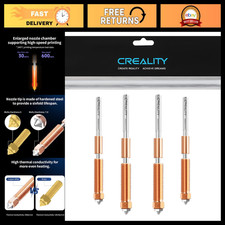 High-Performance 3D Printer Nozzles - 0.4mm, Titanium Alloy Heat Break, 4PCS Set picture