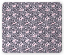Ambesonne Floral Mousepad Rectangle Non-Slip Rubber picture