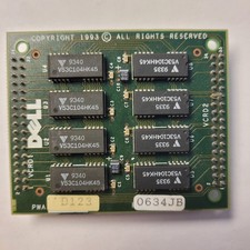 Dell Video Memory Board 0634JB PWB 39404 REV A00 Vintage 1993 VRAM Upgrade picture