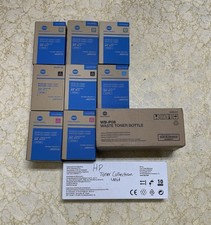 Genuine Konica Minolta Biz Hub Toners, 3 yellow, 2 black, 2 magenta and 1 Cyan. picture