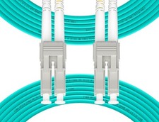 Fibergaga 0.5m(1.6ft) OM3 LC to LC Fiber Patch Cable 50/125µm 2.0mm 10GB Multi picture