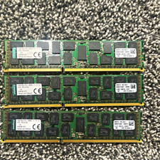 Kingston 48GB (3x16GB) DDR3L PC3L-12800R ECC Reg RDIMM KTD-PE316/16G picture