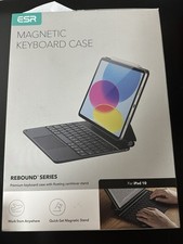 ESR Rebound Series Magnetic Keyboard Folio Case Stand for Apple iPad 10 Black picture