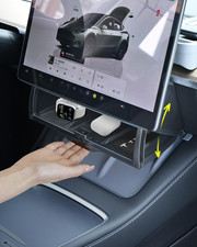 Under Screen Storage Organizer for Tesla Model Y Model 3 Accessories(include Jun picture