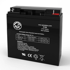 AJC Battery Compatible with Best Power Ferrups FE1.8KVA FE 1.8KVA 12V 18Ah UPS picture
