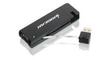 Iogear 4 Port Portable Usb 2.0 Hub Black Plug And Play For Pc And Mac picture