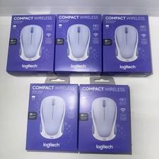 5 Pack Lot Logitech M317c Design Collection Wireless Mouse Baby Blue Connect picture
