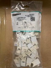PANDUIT Mini-Com TX6 Plus Modular Insert 24-Pack White CJ688TGWH24 picture