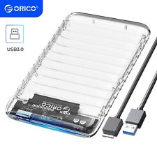 ORICO 2.5'' External Hard Drive Enclosure USB3.0 to SATAIII Clear Hard Disk Case picture