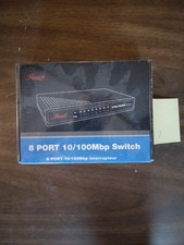 ROSEWILL RC-406X 8-Port Ethernet Switch With Power Supply - NOS - Sealed picture