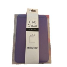 Brookstone Felt Case For iPad Mini Purple NIP picture