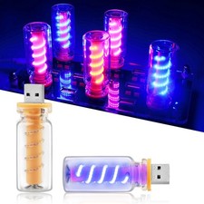 2PCS Plug in USB Car Interior Ambient Lights Mini Spiral LED USB Night Lights picture