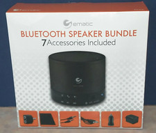 Ematic Bluetooth Speaker Bundle Micro USB Cable Car Charger Audio Splitter New picture