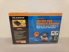 Linksys 10/100 Compact USB Network Adapter USB 1.0 USB100M Factory Sealed Box picture