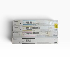 Canon GPR-55 GPR-55L Cyan Yellow Magenta Black Toner Cartridge Set of 4 OEM New picture