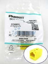 Panduit CC688YL Cat6 Coupler Module RJ45 8P8C Yellow ~STSI picture