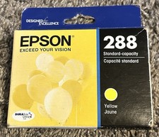 NEW Epson 288 Yellow Ink Cartridge Genuine - Exp. 12/2019 picture