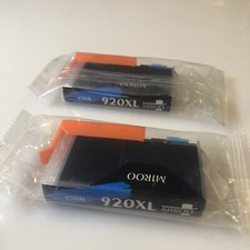 2-PACK NEW Cyan MIROO Compatible Replacement for HP 920 XL Ink Cartridge CYAN picture