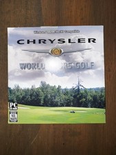 Chrysler World Tours Golf PC Windows 95/98/ME/XP RAREST VERSION BRAND NEW picture
