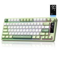 Womier DK75 75% Wireless Gaming Keyboard, RGB Backlit Creamy Keyboard with Me... picture