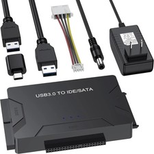 USB 3.0 Type C to SATA IDE HDD SSD Hard Drive Adapter Data Recovery Cable Tool picture
