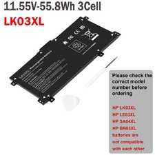 LOT LK03XL Battery for HP Envy X360 17T-CE 17T-BW 15-BP 15M-BP 15-BQ 916814-855 picture