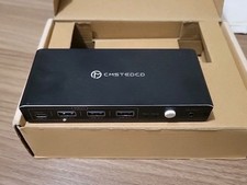 USB-C KVM Switch Dock Dual PC 2 Computers 1 Monitor HDMI USB 3.0 5Gbps CMSTEDCD picture