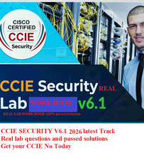 CISCO CCIE Security V 6.1 Real lab workbook 2026 work book picture