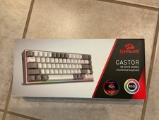 Redragon Castor K631 Wired RGB Mechanical Gaming Keyboard 68 Keys Gray White picture