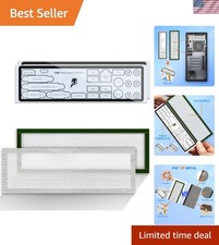 I/O Shield Plate Blank Backplate PVC with Adhesive, IO Shield Plate Blank Uni... picture