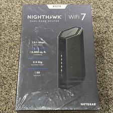 Netgear Nighthawk RS70 WiFi 7 Dual-Band Router. NEW SEALED  picture