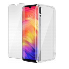 For Xiaomi Redmi 9A Cover Case Clear + Film Tempered Glass 9 A picture