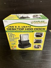 Cables Unlimited Desktop HDD Dock USB-2155 USB 2.0 + eSATA SATA picture