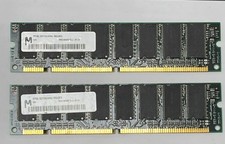 64MB 2x32MB PC66 Micron RAM Memory Kit PC66 3.3V MT16LSDT464AG-662C1 4Mx64 SDRAM picture