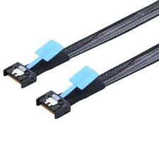 Gen5 PCIe PCI Express MCIO Slimline SFF-8654 4i to MCIO 4i Adapter Cable picture