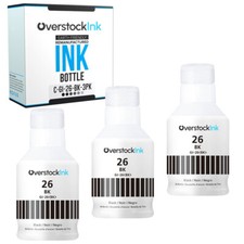 3-Pack Compatible OSI GI-26 Black Ink Refill for Canon MAXIFY GX6020 GX7020 picture