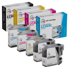 LD For Brother LC203 5pk HY Ink Cartridges LC203BK LC203C LC203M LC203Y picture