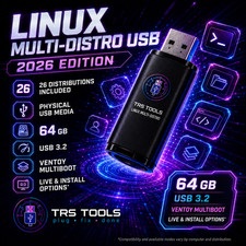 Linux USB 64GB | 26-in-1 Multiboot Media for Testing and Live Use picture