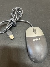 Vintage Dell USB Optical Mouse MO56UOA Black & Silver  picture