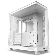 NZXT H6 Flow White PC Computer Case ATX CC-H61FW-01 picture