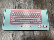 Surf Onn 78 Keys Compact Wireless Keyboard Damaged Box Pink Keyboard picture