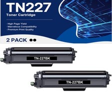 TN 227 Toner Cartridge for Brother TN227 TN223 Toner TN-227 Black Compatible 2pk picture