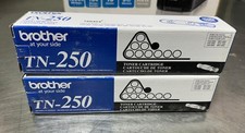 Genuine Brother Toner Cartridges TN-250 - NEW IN BOXES - Sealed Foil Lot Of 2 picture