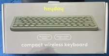 HeyDay Compact Wireless Keyboard - Green (Bluetooth & USB Wireless Receiver) picture