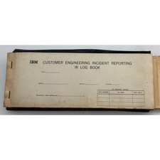 IBM Customer Engineering Incident Reporting IR Logbook Vintage 1960s picture