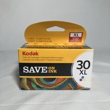 New Sealed Kodak 30XL Tri Color Ink Cartridge Pack - Genuine OEM - picture